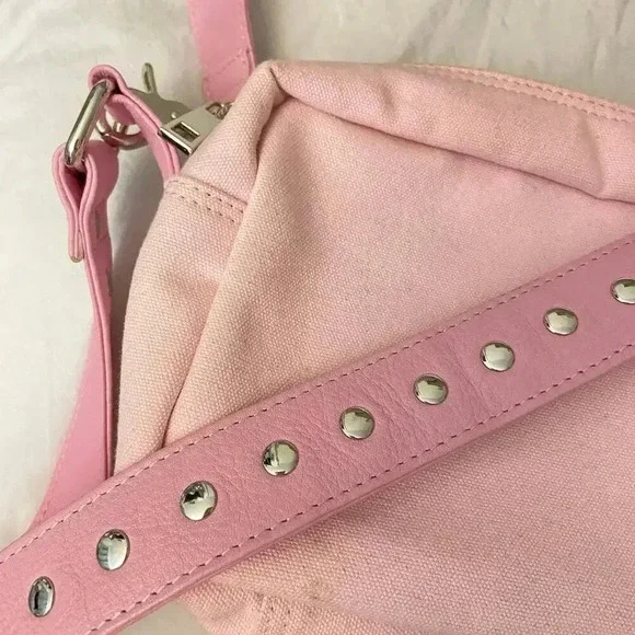 NWT Nunoo Pink Recycled Ellie Canvas Bag - Picture 5 of 6